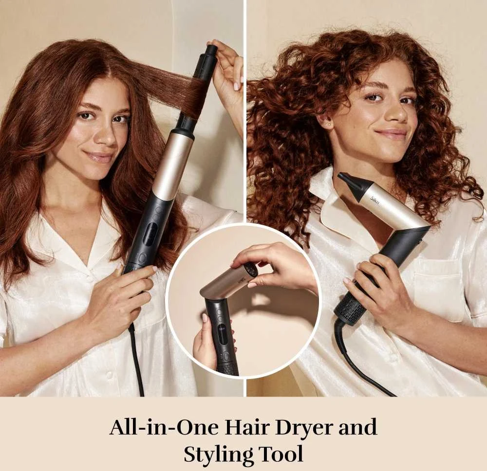 Plaukų džiovintuvas ir formavimo prietaisas 5-in-1 Silk'n SilkyAir Flex