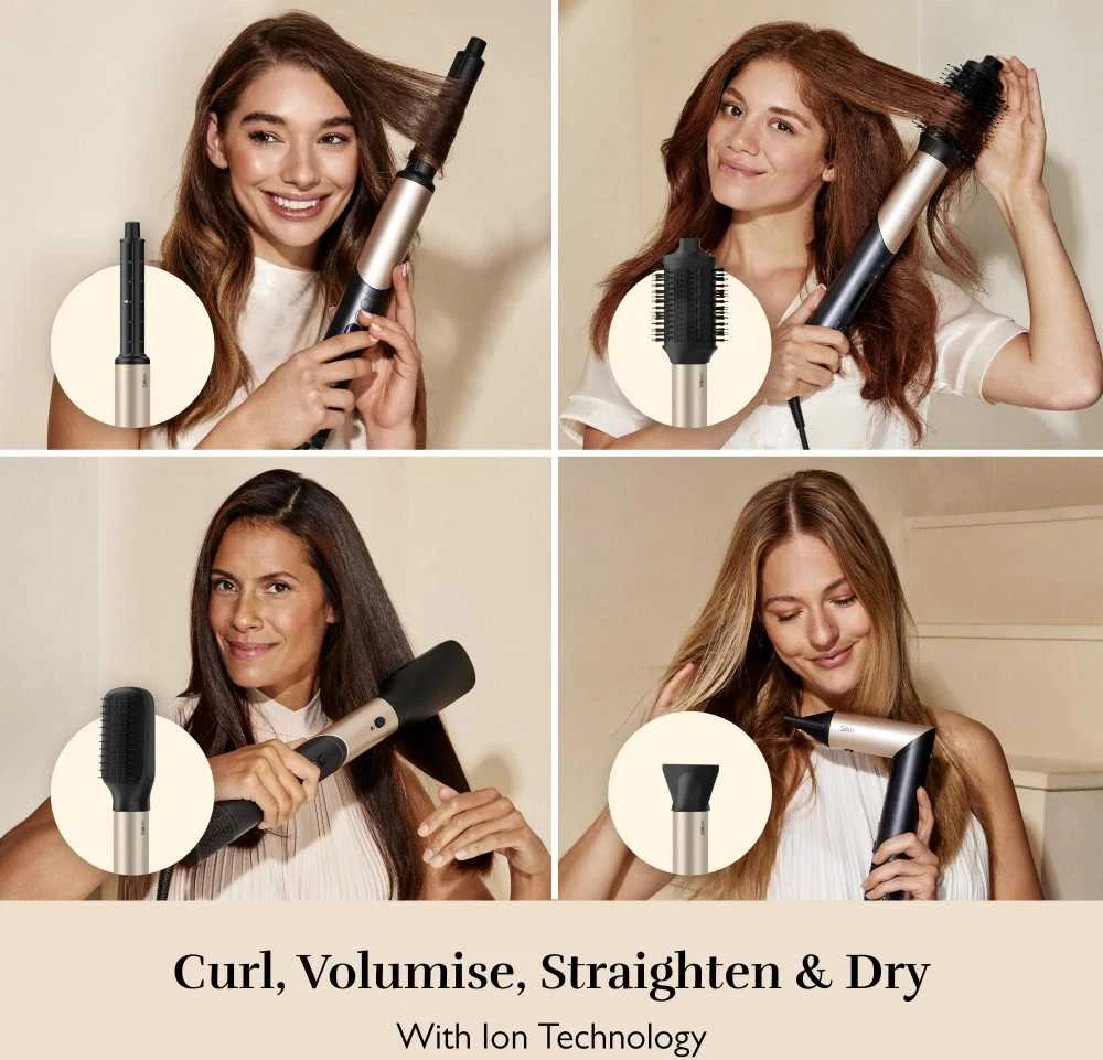 Plaukų džiovintuvas ir formavimo prietaisas 5-in-1 Silk'n SilkyAir Flex