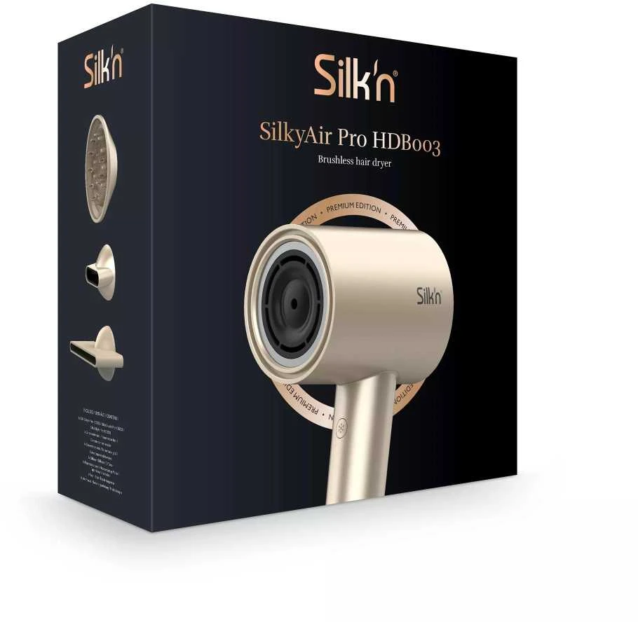 Plaukų džiovintuvas su vandens jonų technologija Silk'n SilkyAir Pro 3-in-1