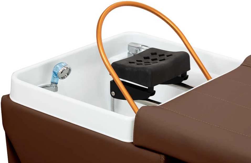Activeshop Plaukų plovimo gultas su Head SPA funkcija Gabbiano Maldives Brown