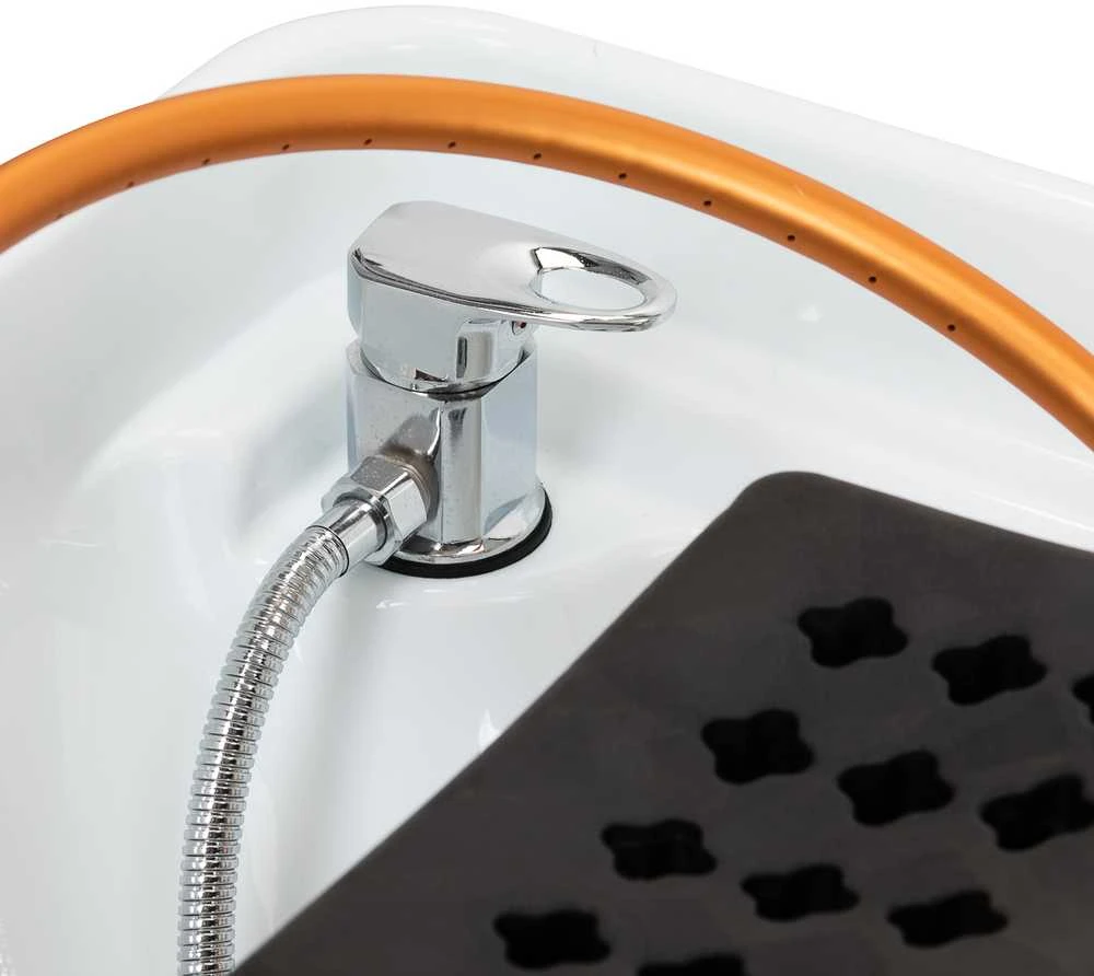 Activeshop Plaukų plovimo gultas su Head SPA funkcija Gabbiano Maldives Brown
