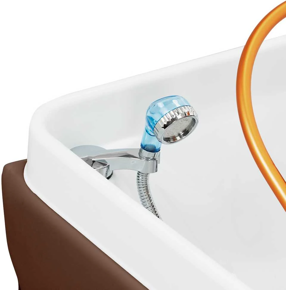 Activeshop Plaukų plovimo gultas su Head SPA funkcija Gabbiano Maldives Brown