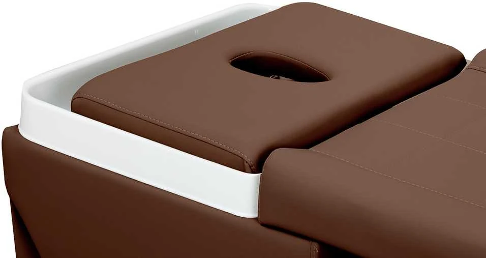 Activeshop Plaukų plovimo gultas su Head SPA funkcija Gabbiano Maldives Brown