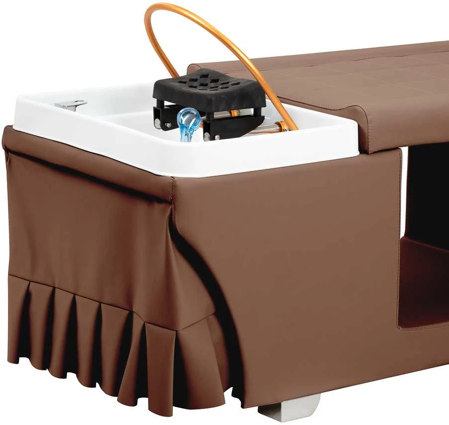 Activeshop Plaukų plovimo gultas su Head SPA funkcija Gabbiano Maldives Brown