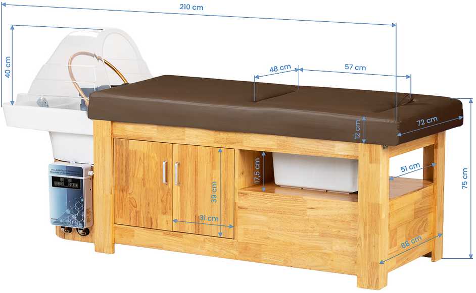 Activeshop Gultas plaukų procedūroms Gabbiano Head Spa Bali rudas