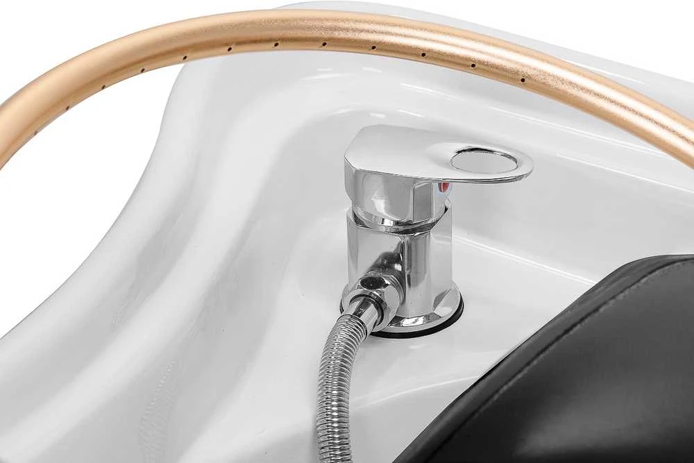 Activeshop Plaukų plovimo gultas su Head SPA funkcija Gabbiano 017B juodas