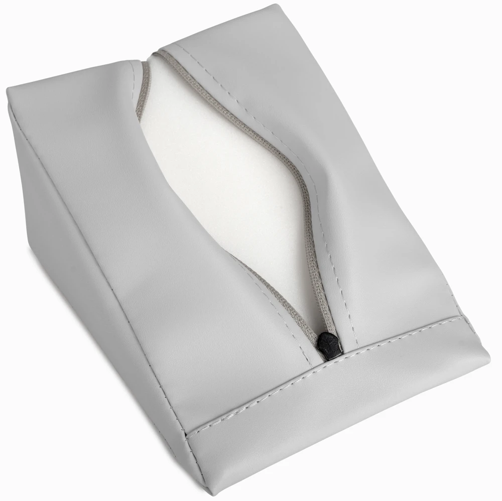 Pleišto formos masažo pagalvėlė Habys Satin Comfort 20×15×10 cm, šviesiai pilka