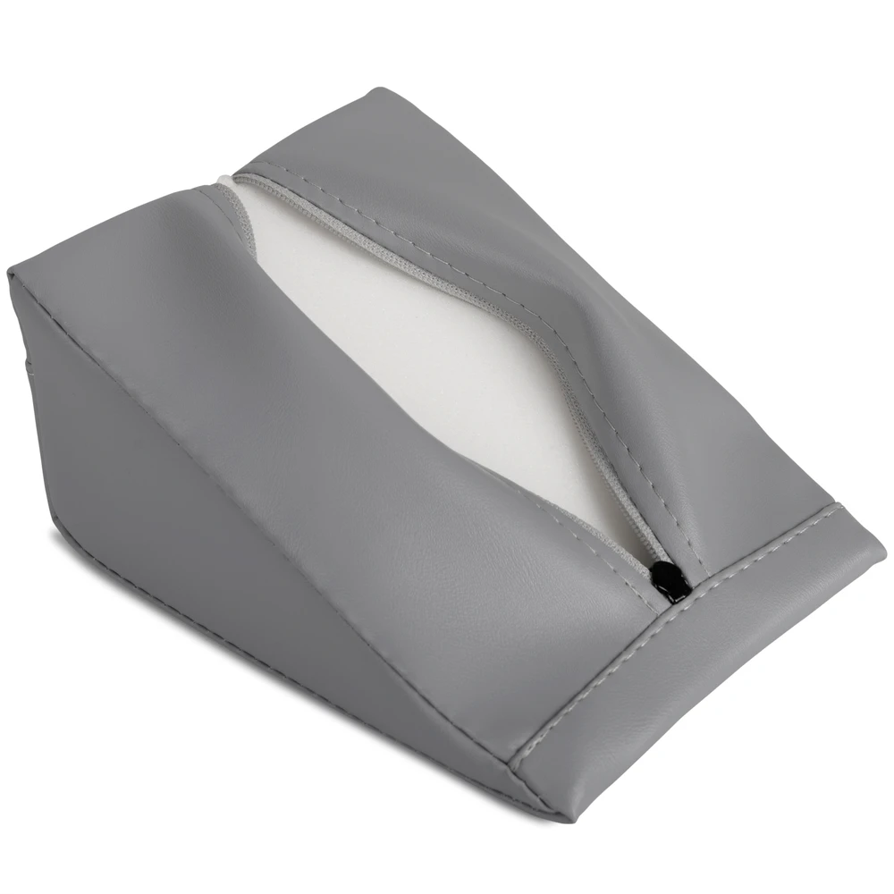 Pleišto formos masažo pagalvėlė Habys Vinyl Flex 20×15×10 cm, pilka