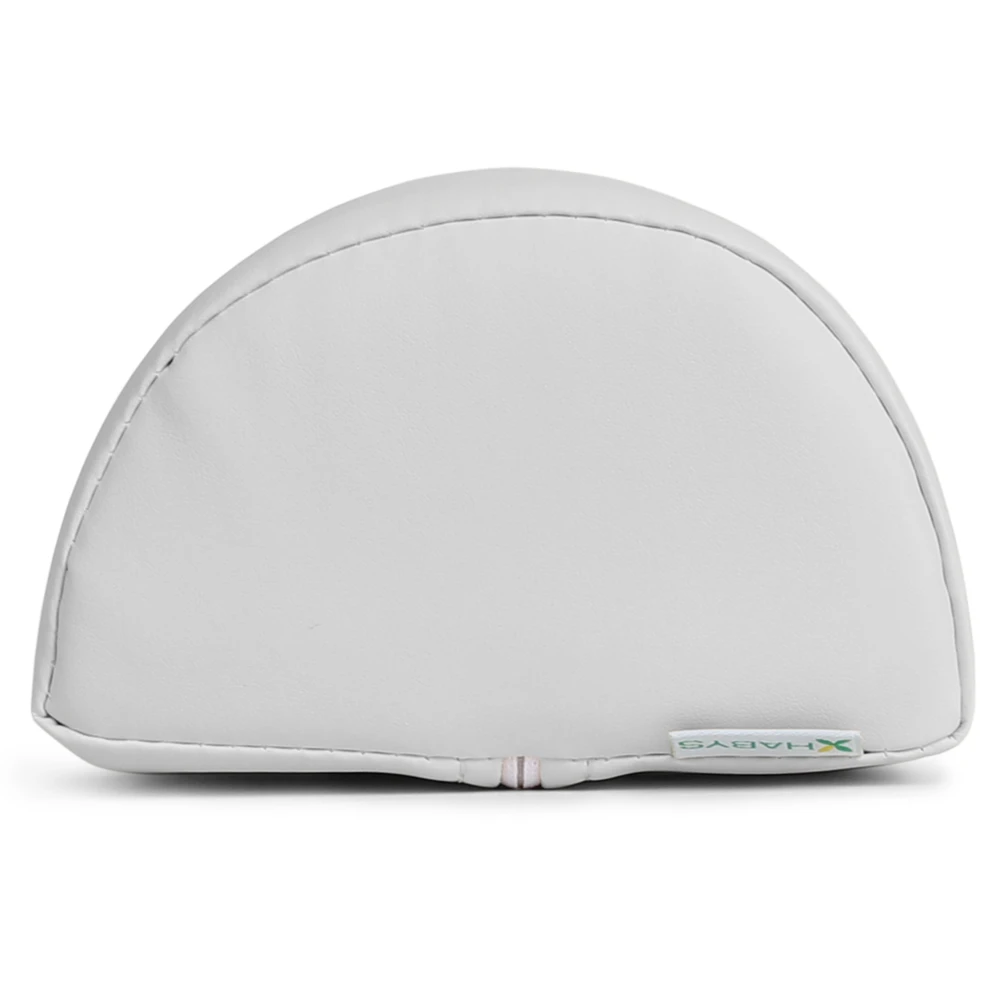 Pusapvalė masažo pagalvėlė Habys Satin Comfort 60×15×10 cm, šviesiai pilka