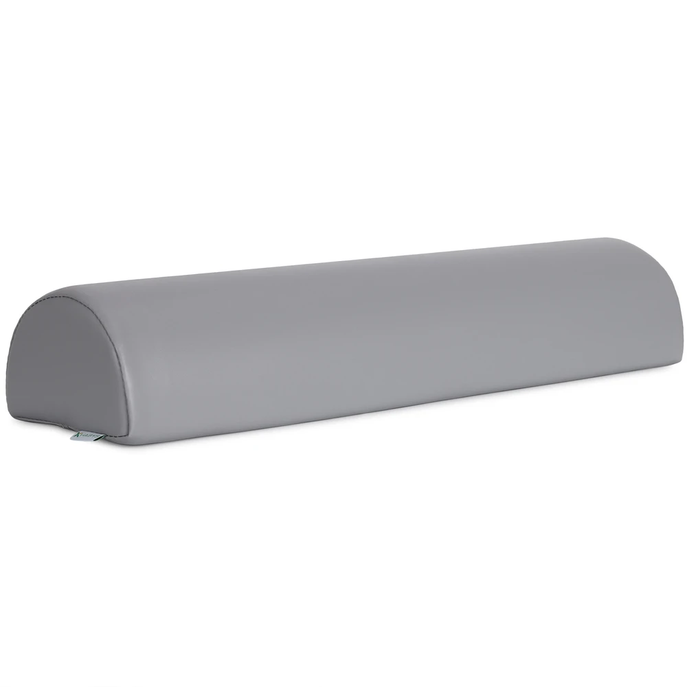 Pusapvalė masažo pagalvėlė Habys Vinyl Flex 60×15×10 cm, pilka
