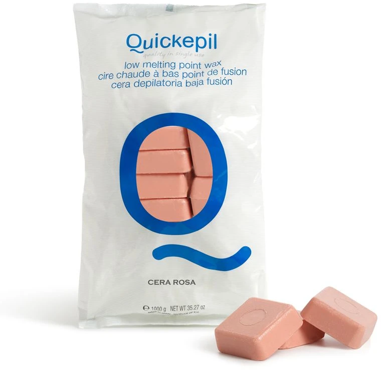 Activeshop Kietasis vaškas rožinės spalvos Quickepil, 1000 g