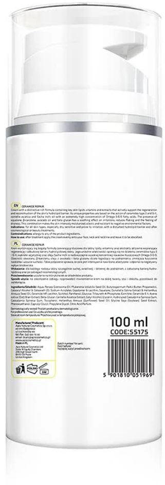Activeshop Regeneruojantis kremas su keramidais ir Omega 3-6-9 rūgštimis 100 ml