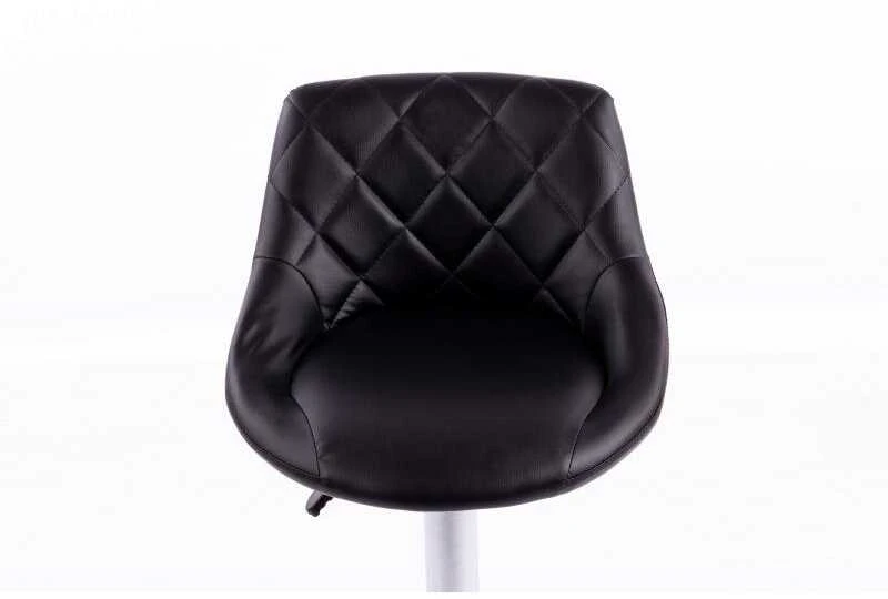 Restpro Baro kėdė CROWN ECO LEATHER CHROME Juodas