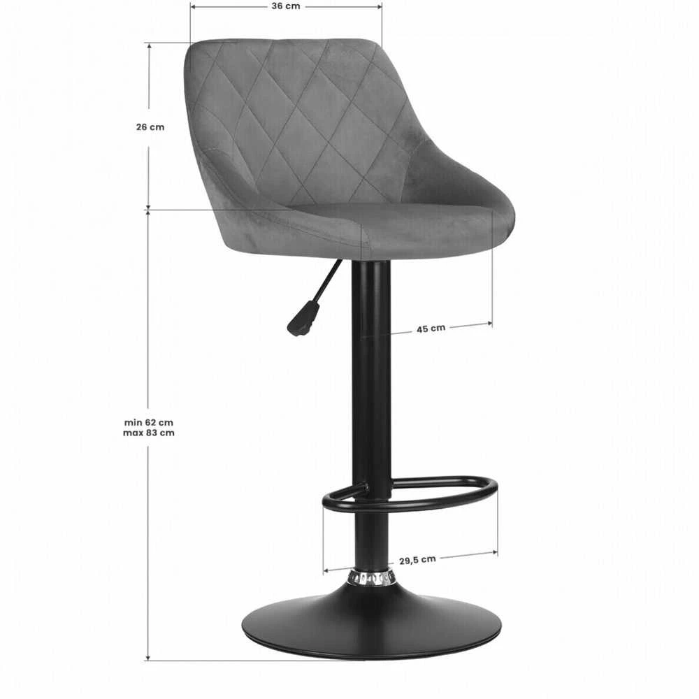 Restpro Baro kėdė CROWN ECO LEATHER CHROME Pilkas