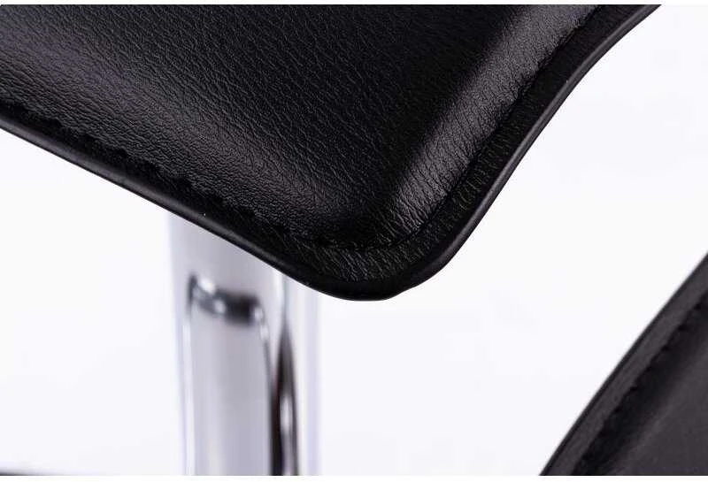 Restpro Baro kėdė WAVY ECO LEATHER CHROME Juodas