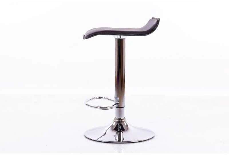 Restpro Baro kėdė WAVY ECO LEATHER CHROME Juodas