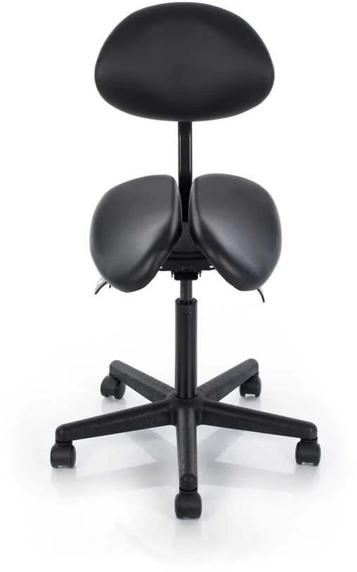 Restpro Kosmetologinė meistro kėdė Professional Massage Master with Backrest Juodas