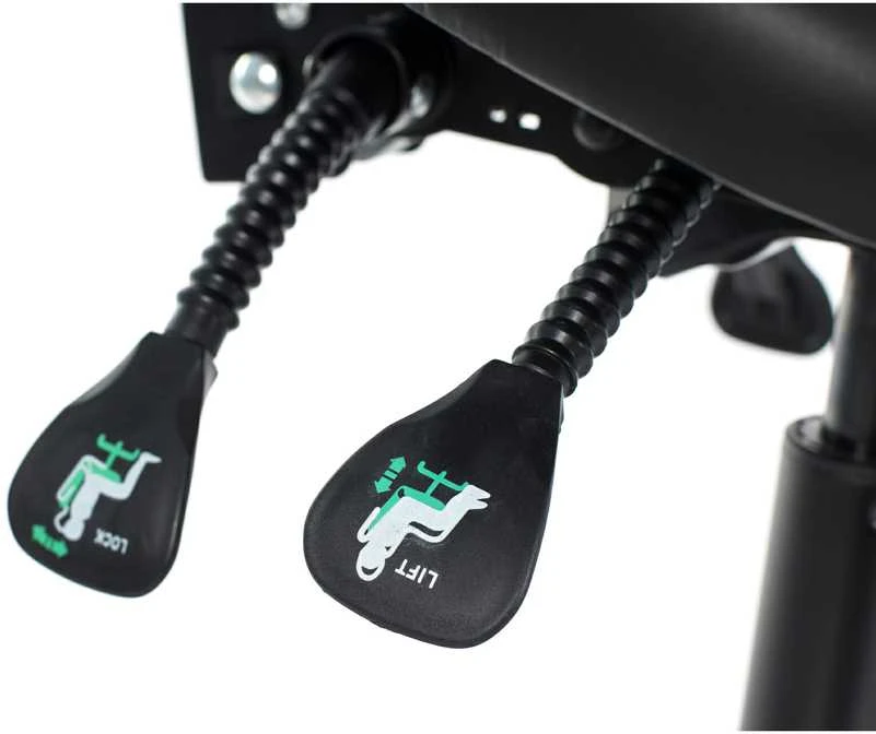 Restpro Kosmetologinė meistro kėdė Professional Massage Master with Backrest Juodas