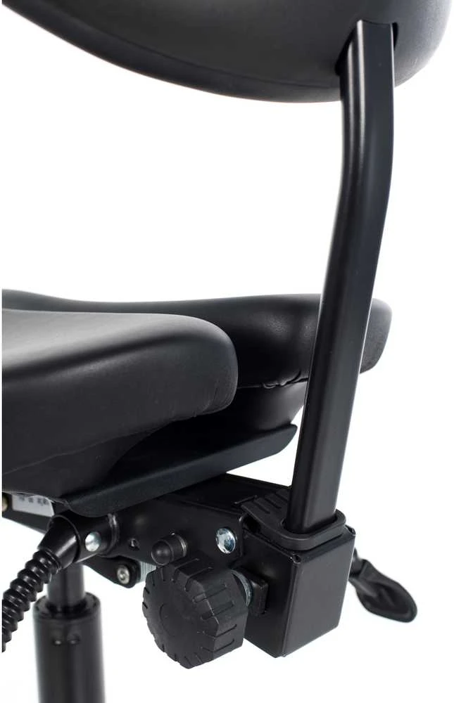 Restpro Kosmetologinė meistro kėdė Professional Massage Master with Backrest Juodas