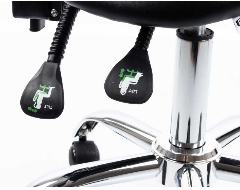Restpro Kosmetologinė meistro kėdutė Salon Professional Expert 3 (Juodas)