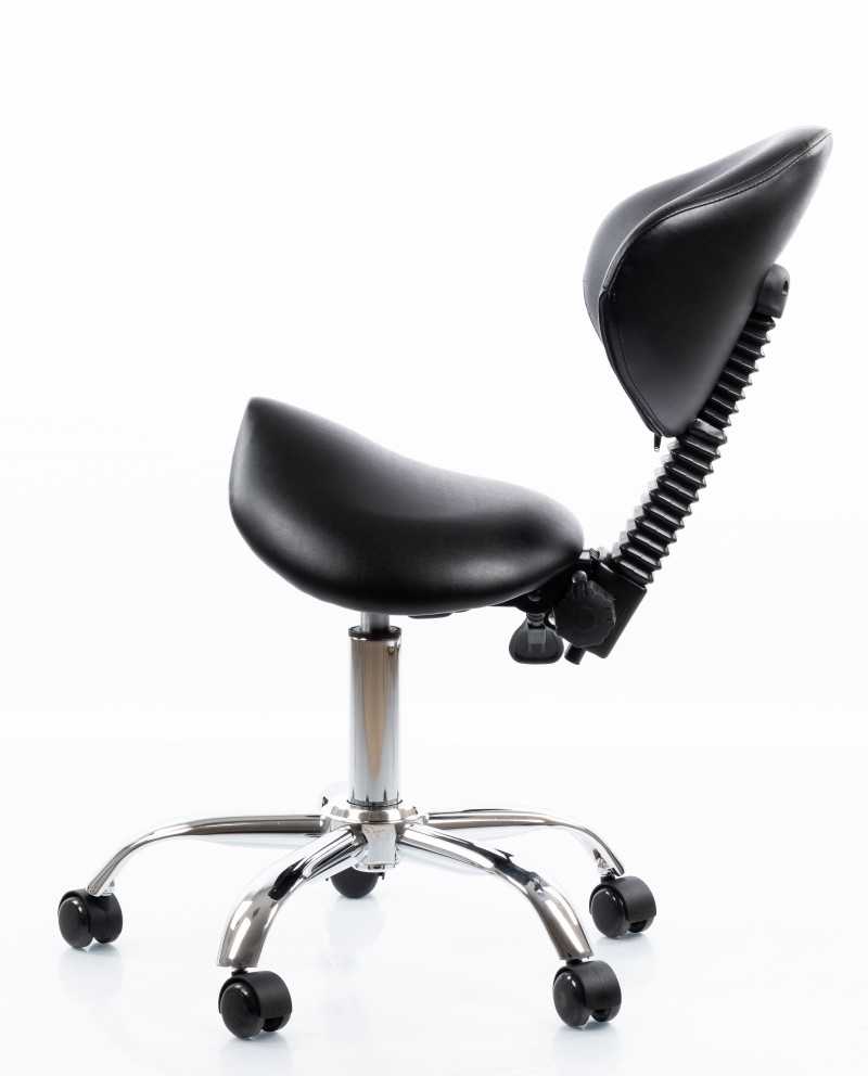 Restpro Kosmetologinė meistro kėdutė Salon Professional Expert 3 (Juodas)