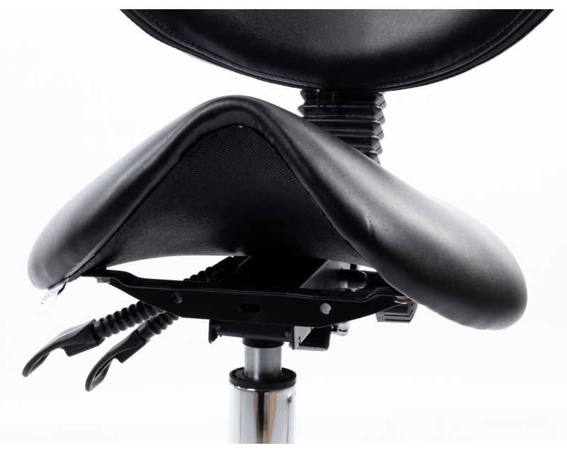 Restpro Kosmetologinė meistro kėdutė Salon Professional Expert 3 (Juodas)