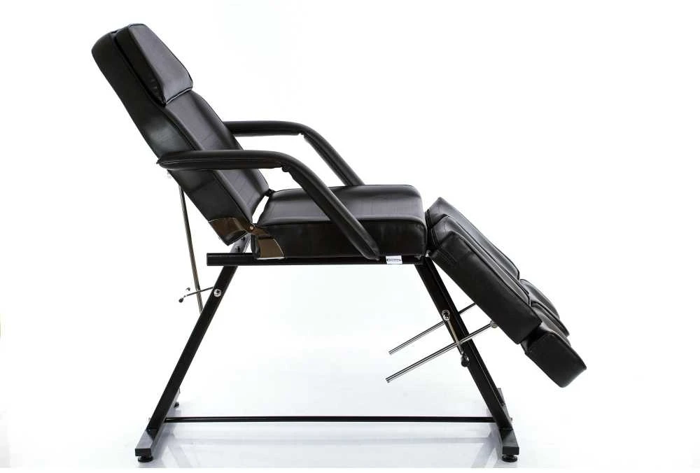 Restpro Kosmetologinis krėslas su reguliuojamomis kojomis Beauty 2 (Juodas)