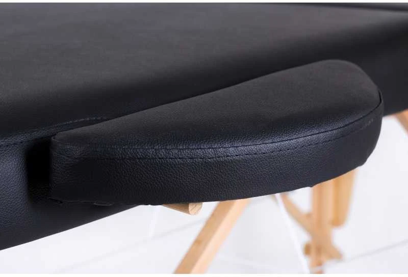 Restpro Sulankstomas masažo stalas Classic Oval 2 (Juodas)