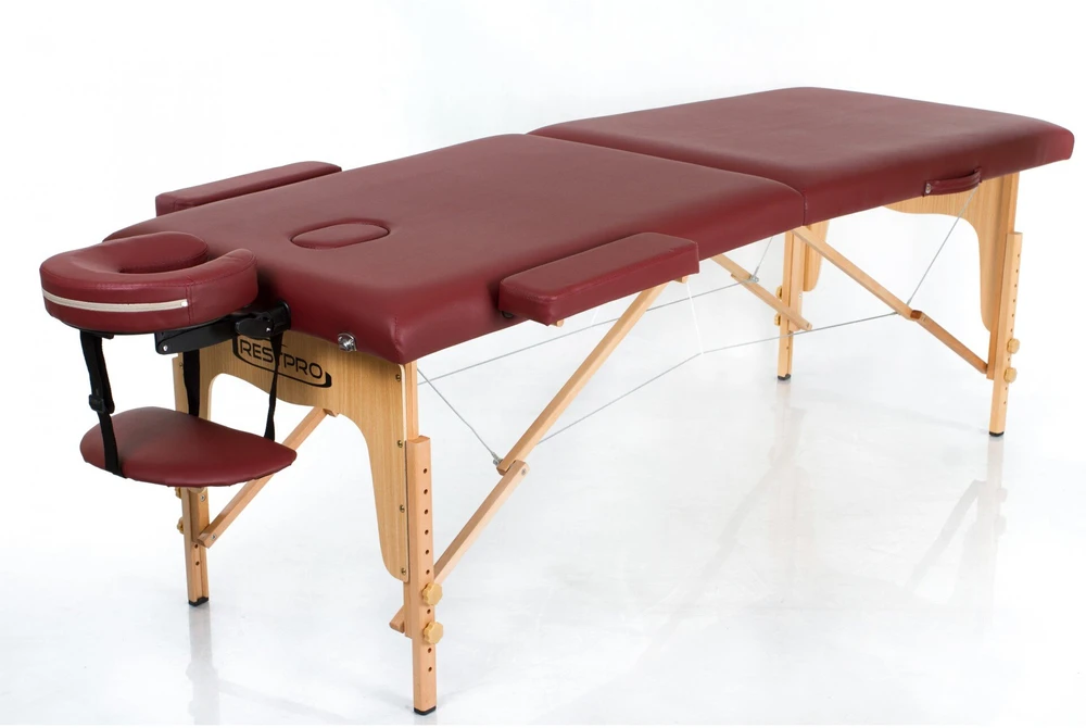 Restpro Sulankstomas masažo stalas Classic 2 (WineRed)