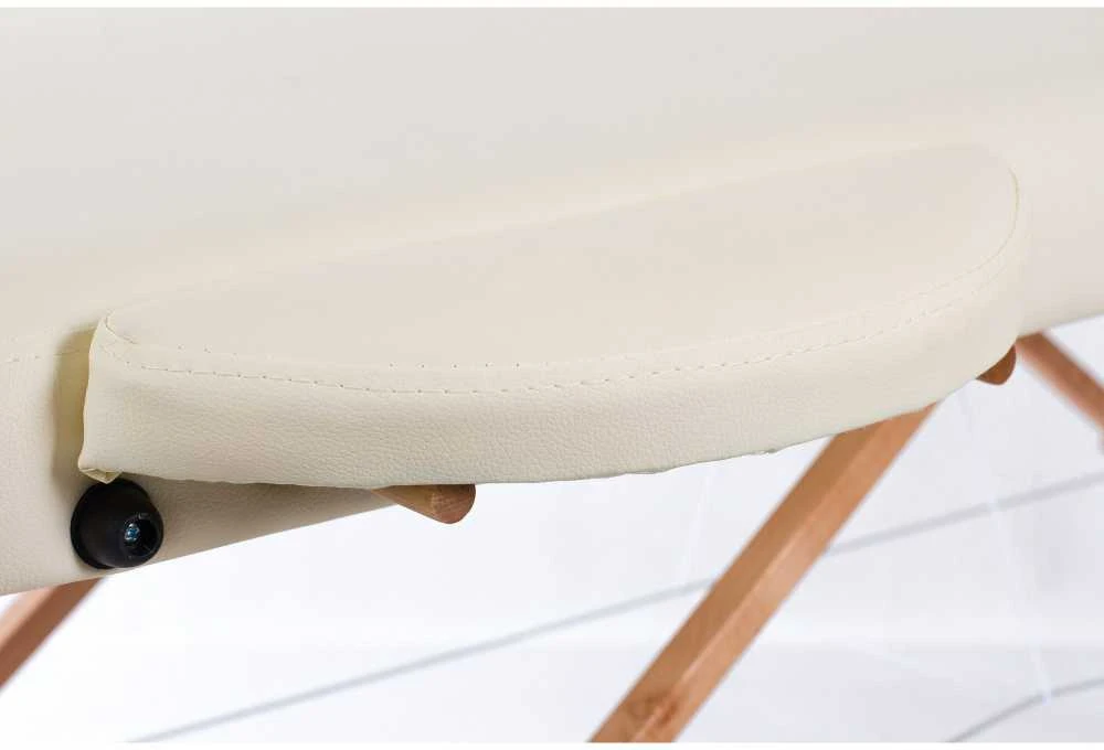 Restpro Sulankstomas masažo stalas Classic Oval 3 (Kreminis)