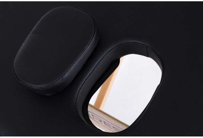 Restpro Sulankstomas masažo stalas Classic Oval 2 (Juodas)