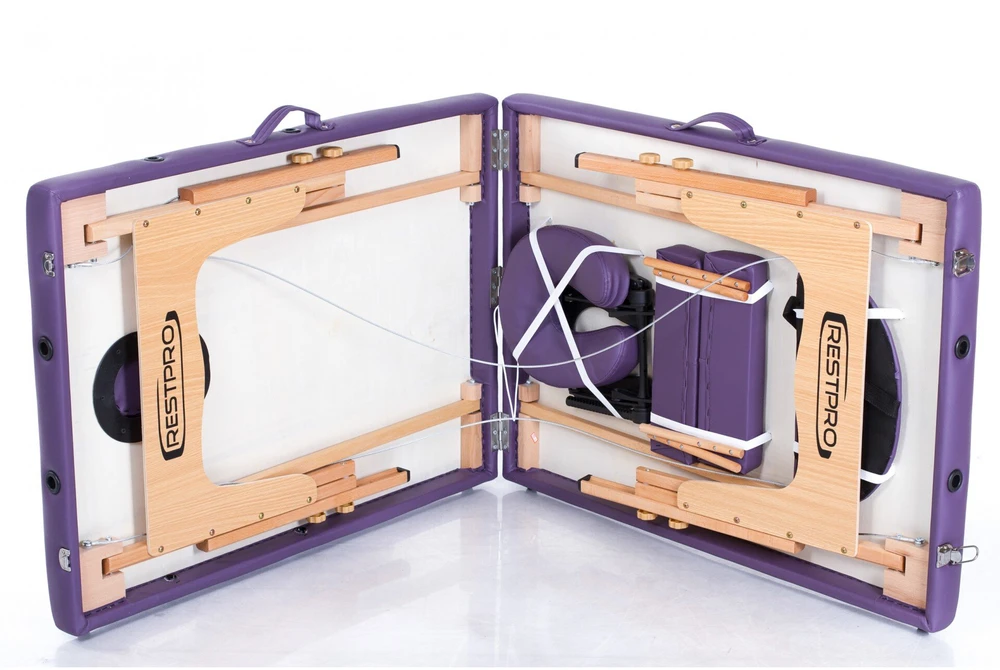 Restpro Sulankstomas masažo stalas Classic 2 (Violetinė)