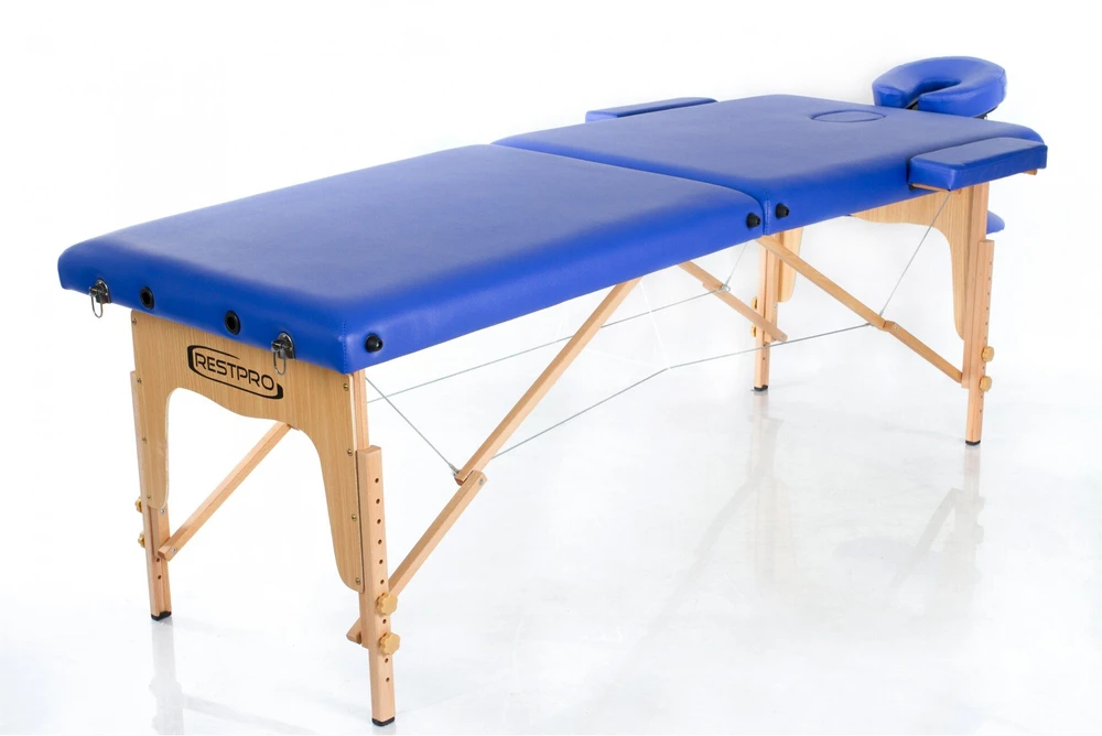 Restpro Sulankstomas masažo stalas Classic 2 (Mėlyna)