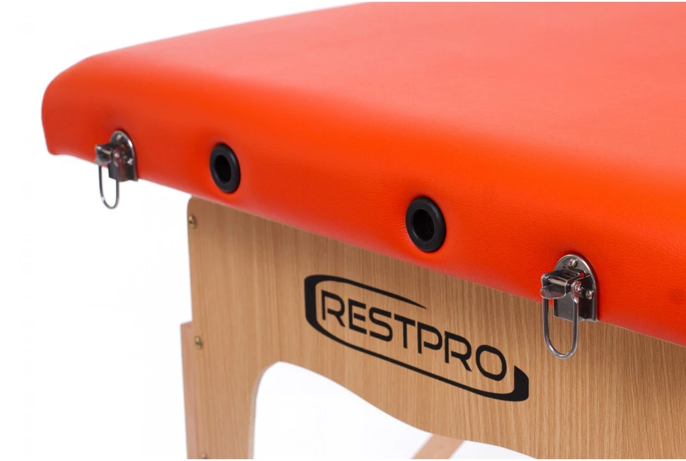 Restpro Sulankstomas masažo stalas Classic 2 (Oranžinis)