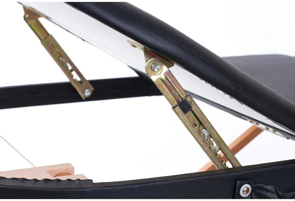 Restpro Sulankstomas masažo stalas Classic Oval 3 (Juodas)