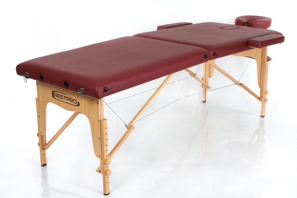 Restpro Sulankstomas masažo stalas Classic 2 (WineRed)