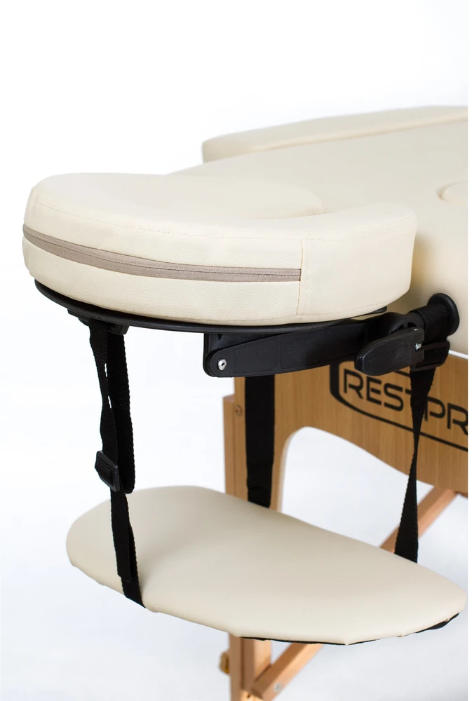 Restpro Sulankstomas masažo stalas Classic 3 (Kreminis)