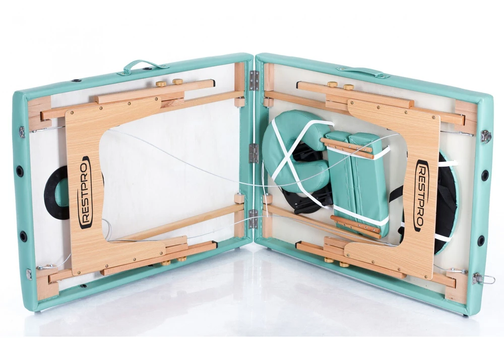 Restpro Sulankstomas masažo stalas Classic 2 (BlueGreen)