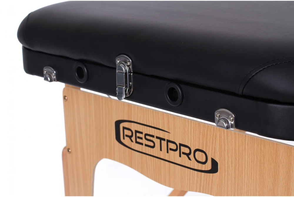 Restpro Sulankstomas masažo stalas Vip 3 (Juodas)