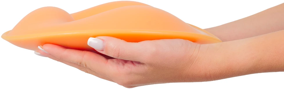 Silikoninė (gelio) veido pagalvėlė masažo stalui Habys Komfort 30×26 cm, odos spalvos