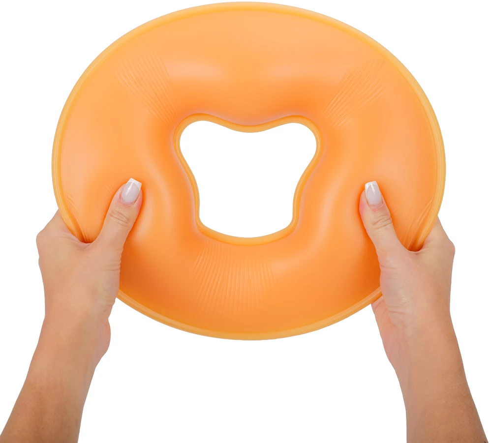 Silikoninė (gelio) veido pagalvėlė masažo stalui Habys Komfort 30×26 cm, odos spalvos