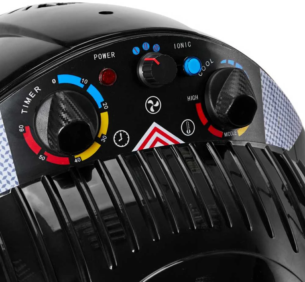 Activeshop Stacionarus plaukų džiovintuvas Gabbiano Centurion LVI-203S Ionic 3 Speed Juodas