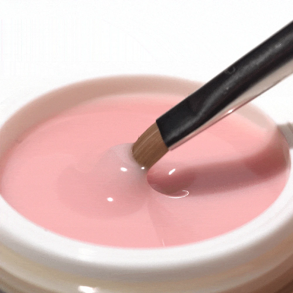 Activeshop Statybinis nagų gelis OCHO NAILS Construction rusvai gelsvas, 30 g
