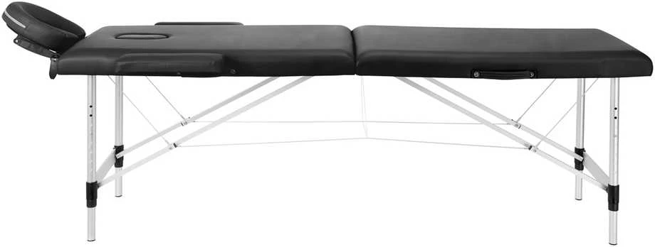 Activeshop Sulankstomas aliuminis masažo stalas Balance 2 segmentų juodas 2547
