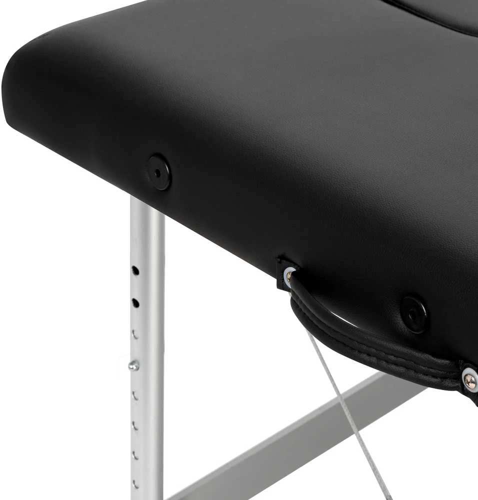 Activeshop Sulankstomas aliuminis masažo stalas Balance 2 segmentų juodas 2547