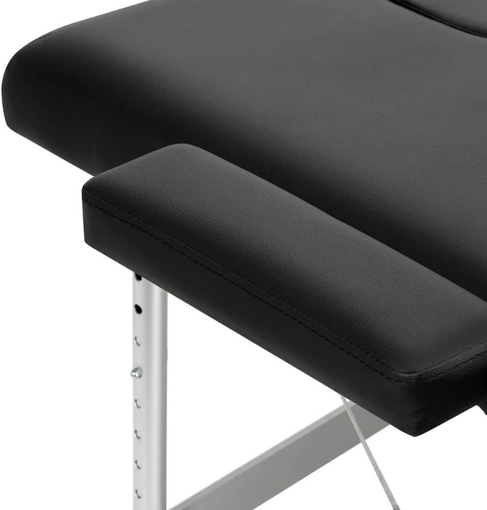 Activeshop Sulankstomas aliuminis masažo stalas Balance 2 segmentų juodas 2547