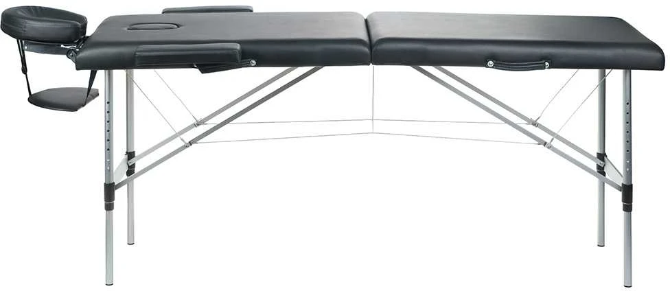 Sulankstomas masažo stalas BEAUTY SYSTEM ALU 2 Juodas