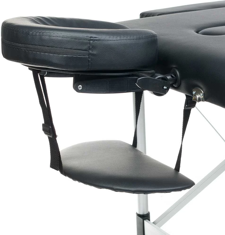 Sulankstomas masažo stalas BEAUTY SYSTEM ALU 2 Juodas