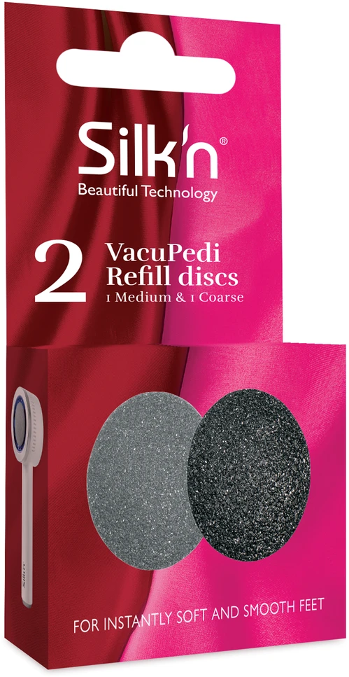 Šveitimo galvutės pėdų šveitikliui Silk'n VacuPedi Medium&Rough (2 vnt.)