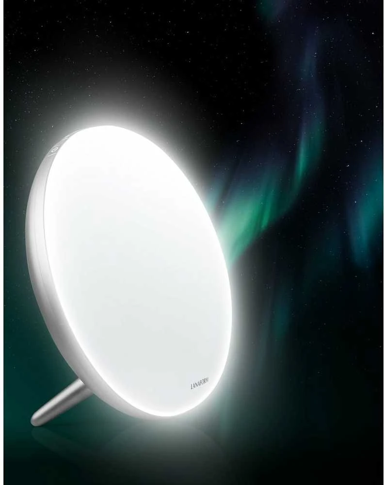 Šviesos terapijos lempa Lanaform Lumino LED Sidabrinis 10.000 Lux